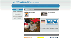 Desktop Screenshot of mltehnika.ee